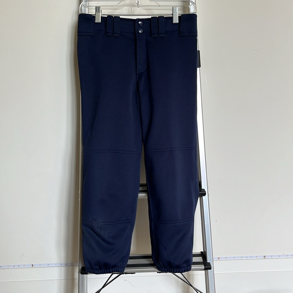 Navy mizuno women’s softball pant - size small